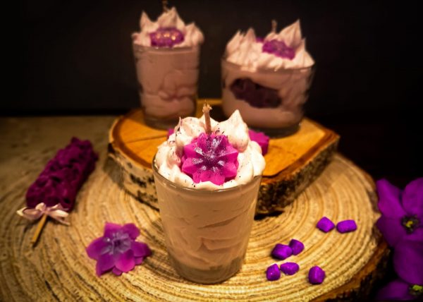 Bougie Chantilly - Violette – Image 3
