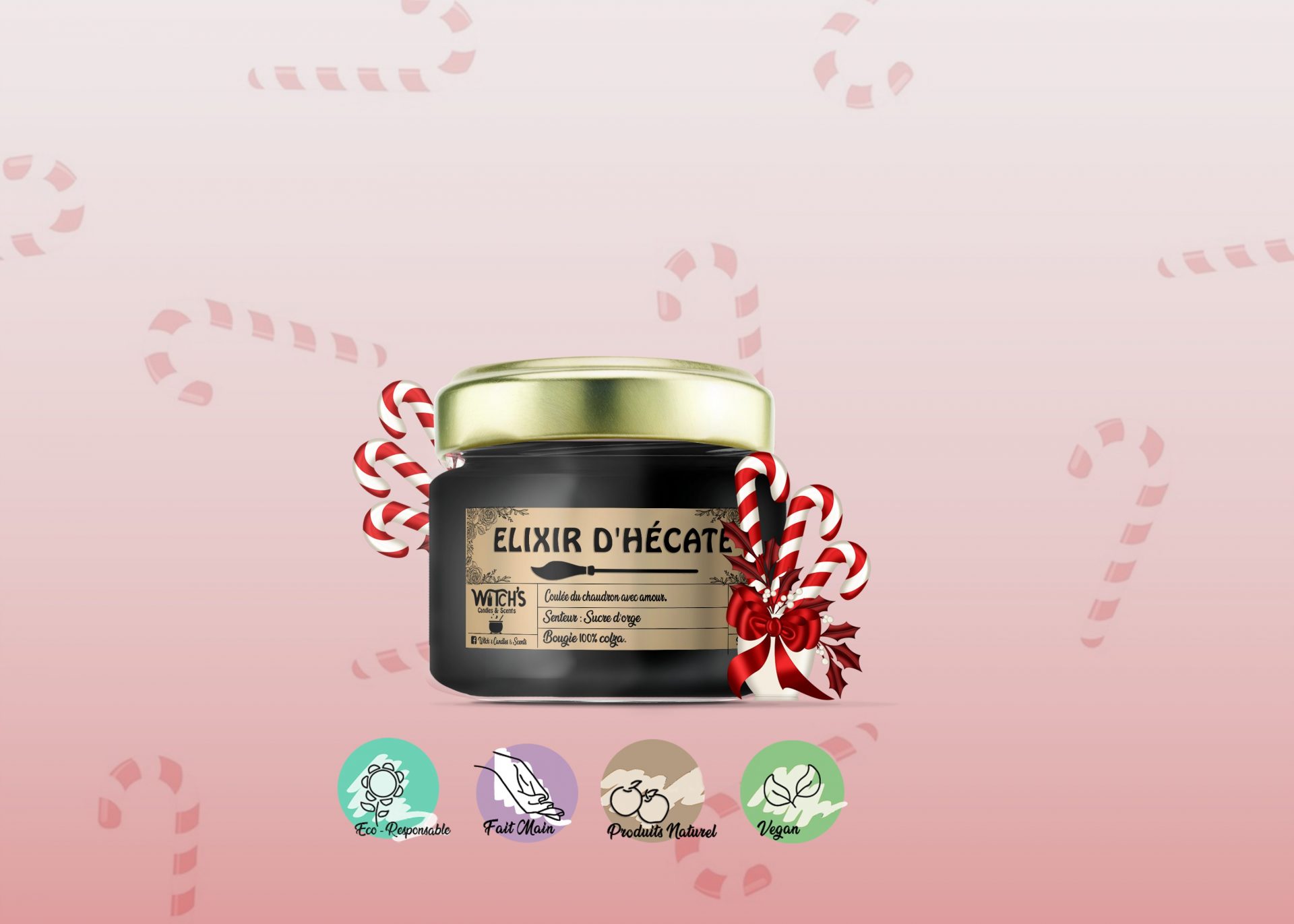 Elixir d'Hécate Sucre Witch's Candles & Scents