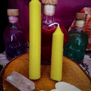Bougie Chandelle « Lueurs Sacrées » – Jaune