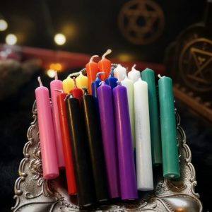 Pack Complet Bougies Chandelles « Lueurs Sacrées » – 13 Couleurs