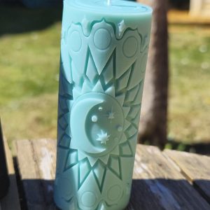 Bougie Moulée Lune & Soleil 🌙☀️