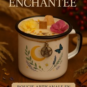 Tasse Enchantée – Bougie artisanale en collaboration avec Karo Sublimood