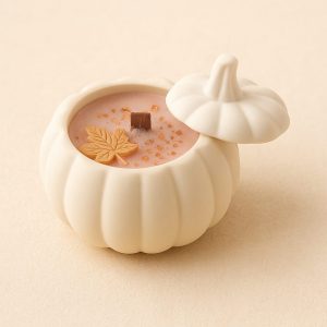 Bougie Citrouille Automnale – Édition Limitée 🍂
